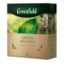 Чай Greenfield Грин Мелисса (1,5гх100п) чай пак.зел.с доб.